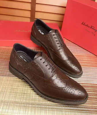 Salvatore Ferragamo Business Men Shoes--098